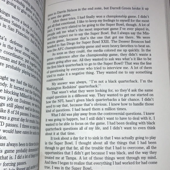 🏈🏆 Quarterblack: Shattering the NFL Myth | Hardback Book | Doug Williams ✊🏾🏈 - Picture 9 of 11